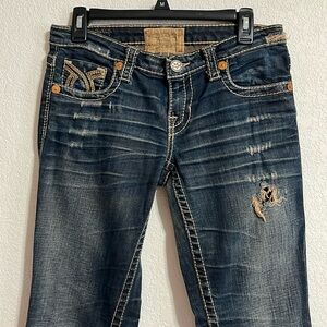 BIG STAR Liv Boot Dark Wash Size 28L Long Tall